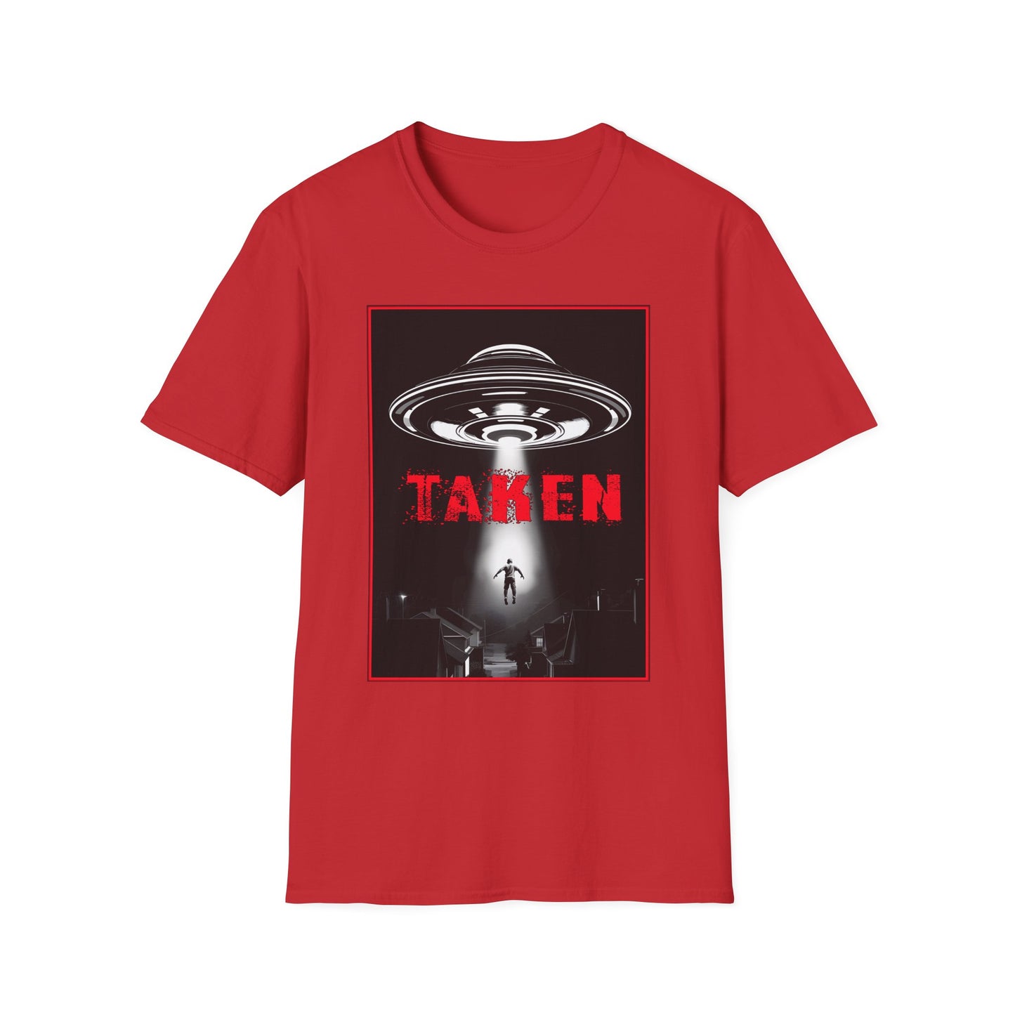 Taken, Alien Abduction, Unisex T-Shirt, Taken Graphic Tee, UFO Gift, Casual Wear, Sci-Fi Fan Apparel, Fun Statement Shirt, GraphicTees
