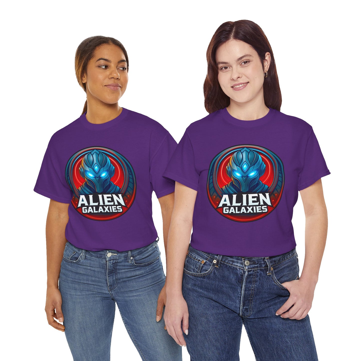 Alien Galaxies T-Shirt — Sci‑Fi Alien Emblem Tee