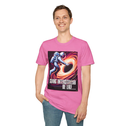 Interstellar BlackHole, Space Voyager Graphic Tee, Going Interstellar T-Shirt, Astronaut Shirt, Gift for Sci-Fi Lovers, Cool Casual Wear, t-shirts