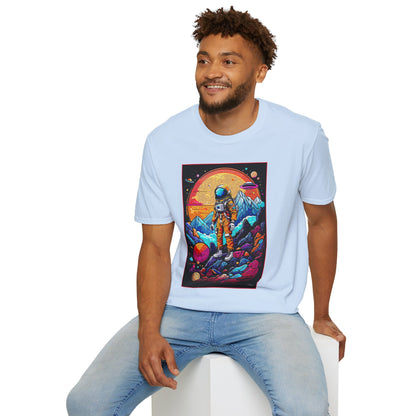 Astronaut Adventure T-Shirt | Cosmic Space Tee, Unisex Graphic Shirt, Gift for Space Lovers, Festival Wear, Outer Space Design
