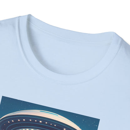 Cosmic Abduction Unisex T-Shirt | Space Alien Tee, UFO Graphic Shirt, Sci-Fi Fan Gift, Casual Style, Cool Vintage Look