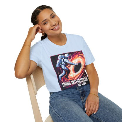 Interstellar BlackHole, Space Voyager Graphic Tee, Going Interstellar T-Shirt, Astronaut Shirt, Gift for Sci-Fi Lovers, Cool Casual Wear, t-shirts