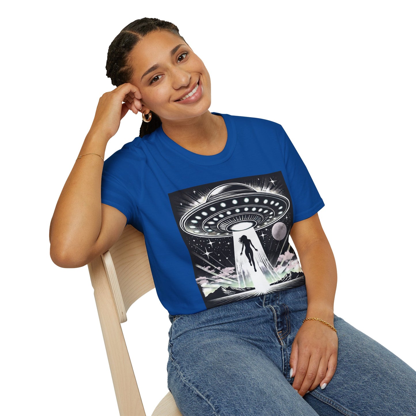 Cosmic Alien Abduction T-Shirt, Retro UFO Shirt, t-shirts, tshirts, Space Enthusiast Apparel, Graphic Tee, Gift for Sci-Fi Lovers, tees, png