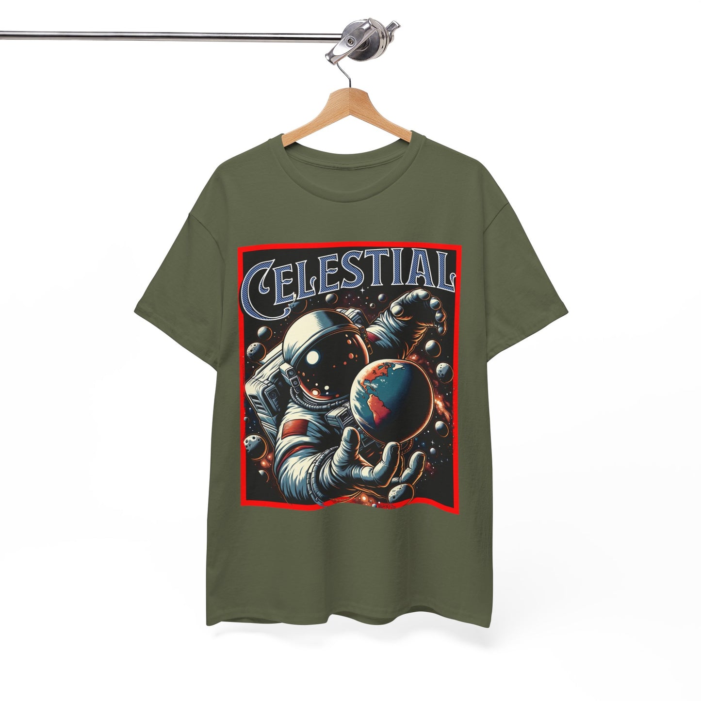Celestial Astronaut Tee - Unisex Vintage Space Graphic T-Shirt, png, t-shirt, tshirts