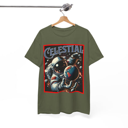 Celestial Astronaut Tee - Unisex Vintage Space Graphic T-Shirt, png, t-shirt, tshirts
