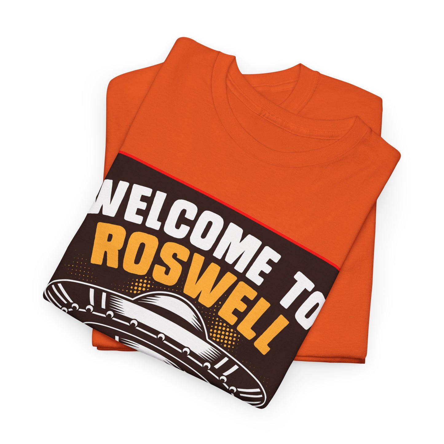 Roswell, UFO, Unisex Heavy Cotton Tee