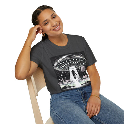 Cosmic Alien Abduction T-Shirt, Retro UFO Shirt, t-shirts, tshirts, Space Enthusiast Apparel, Graphic Tee, Gift for Sci-Fi Lovers, tees, png