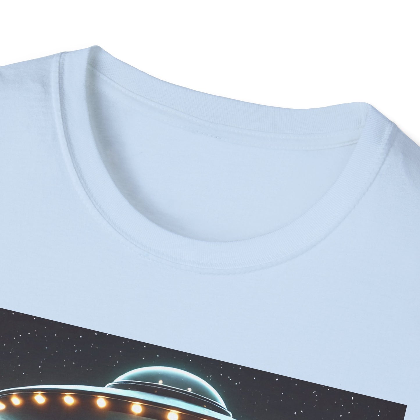 Funny UFO Abduction Unisex T-Shirt, Alien Theme Tee, Gift for Sci-Fi Lovers, Cool Graphic Shirt, Quirky Apparel, Unique Vintage Style