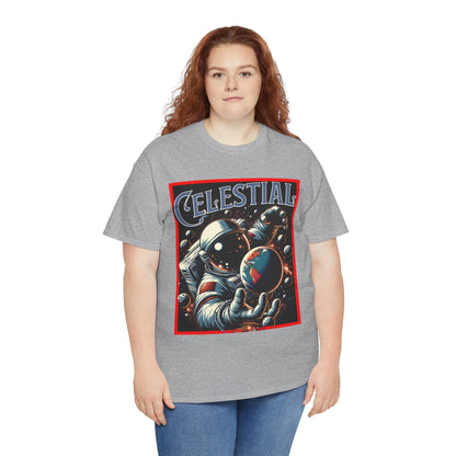 Celestial Astronaut Tee - Unisex Vintage Space Graphic T-Shirt, png, t-shirt, tshirts