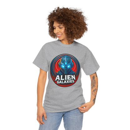 Alien Galaxies T-Shirt — Sci‑Fi Alien Emblem Tee, unisex, t-shirt, png, graphic design