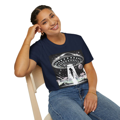 Cosmic Alien Abduction T-Shirt, Retro UFO Shirt, t-shirts, tshirts, Space Enthusiast Apparel, Graphic Tee, Gift for Sci-Fi Lovers, tees, png