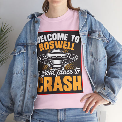 Roswell, UFO, Unisex Heavy Cotton Tee, graphic design, png, t-shirts, t-shirt, tshirts
