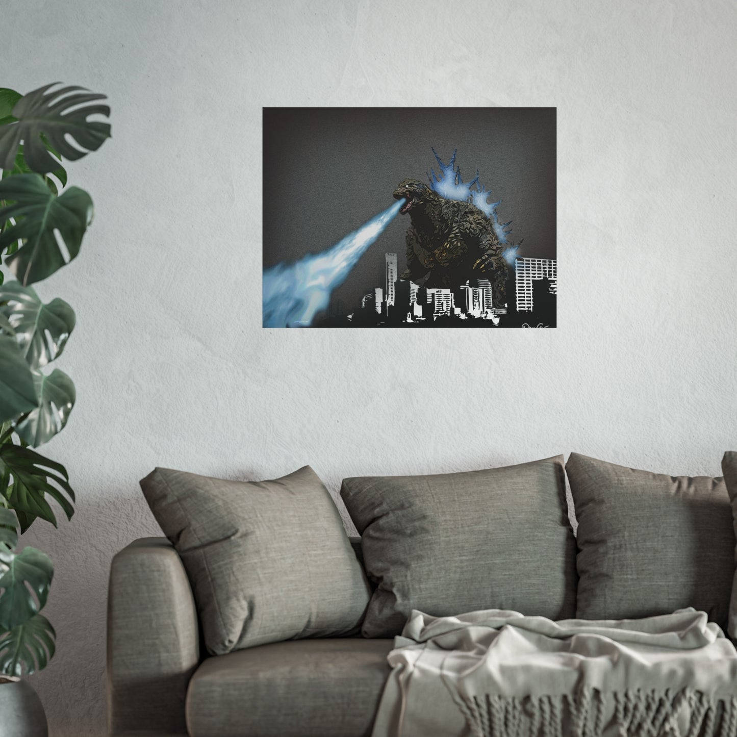 Godzilla Minus One, Fine Art Posters