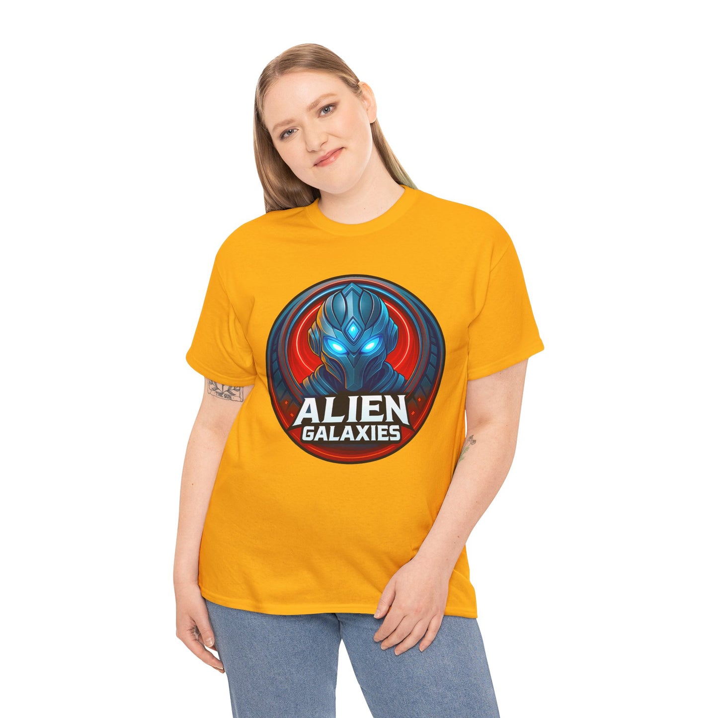 Alien Galaxies T-Shirt — Sci‑Fi Alien Emblem Tee