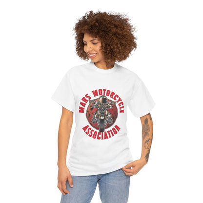 Mars Motorcycle Association Unisex Heavy Cotton Tee - Perfect Gift for Bikers