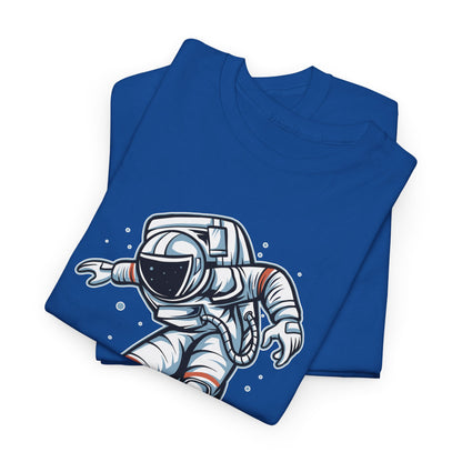 Discover Gravity. Unisex Heavy Cotton Tee - Fun Astronaut, Astronomy Graphic Tee - Unisex graphic design, png Express Delivery available