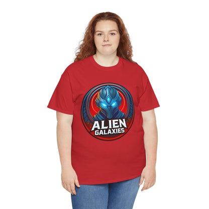 Alien Galaxies T-Shirt — Sci‑Fi Alien Emblem Tee, unisex, t-shirt, png, graphic design