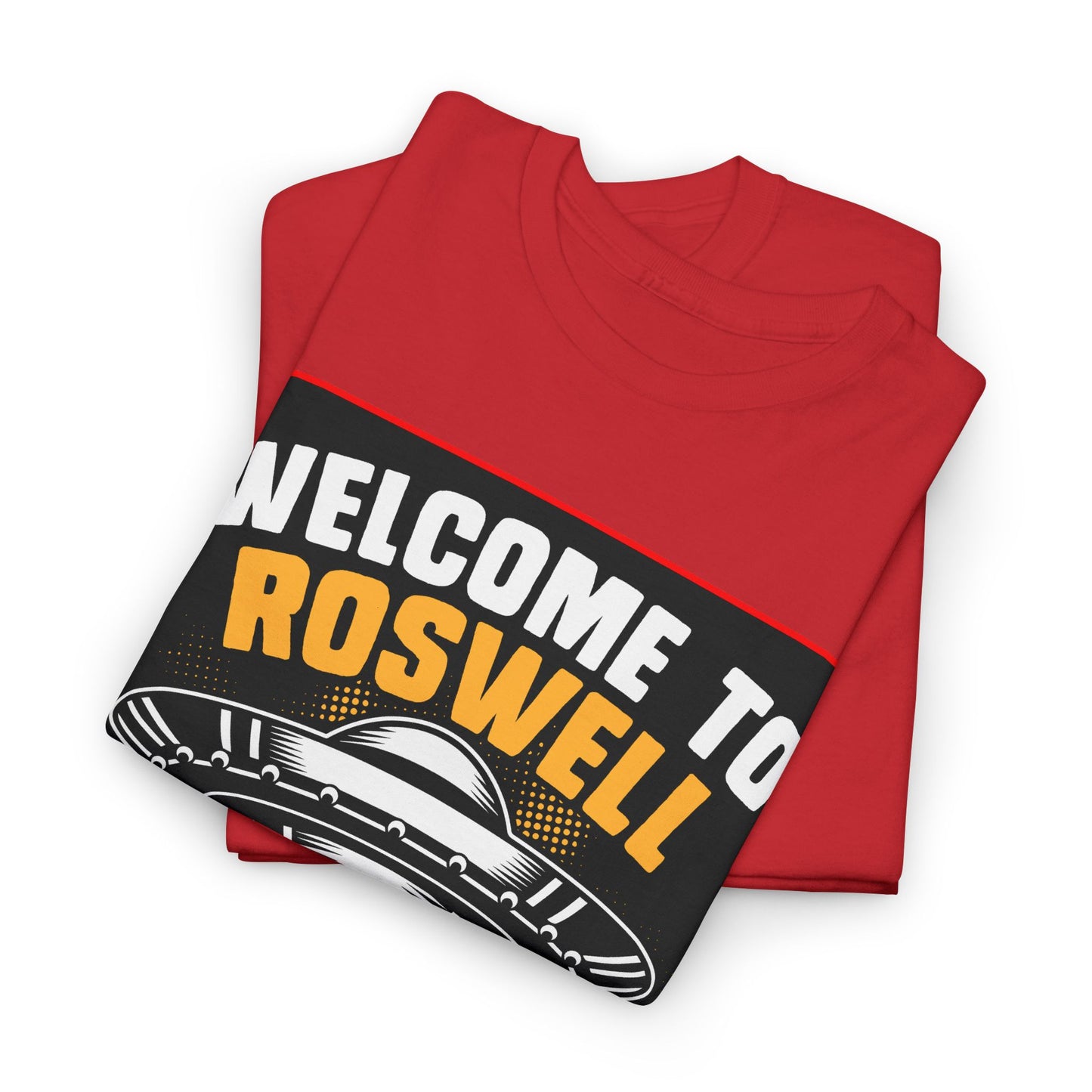 Roswell, UFO, Unisex Heavy Cotton Tee