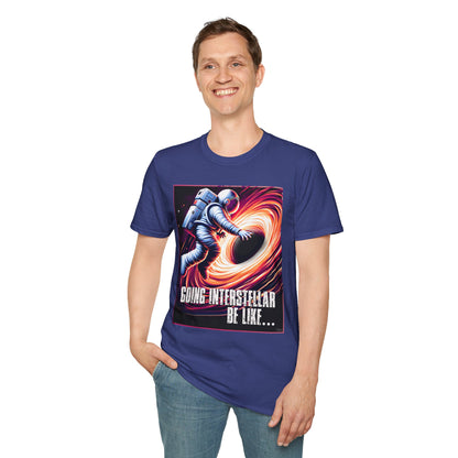 Interstellar BlackHole, Space Voyager Graphic Tee, Going Interstellar T-Shirt, Astronaut Shirt, Gift for Sci-Fi Lovers, Cool Casual Wear, t-shirts