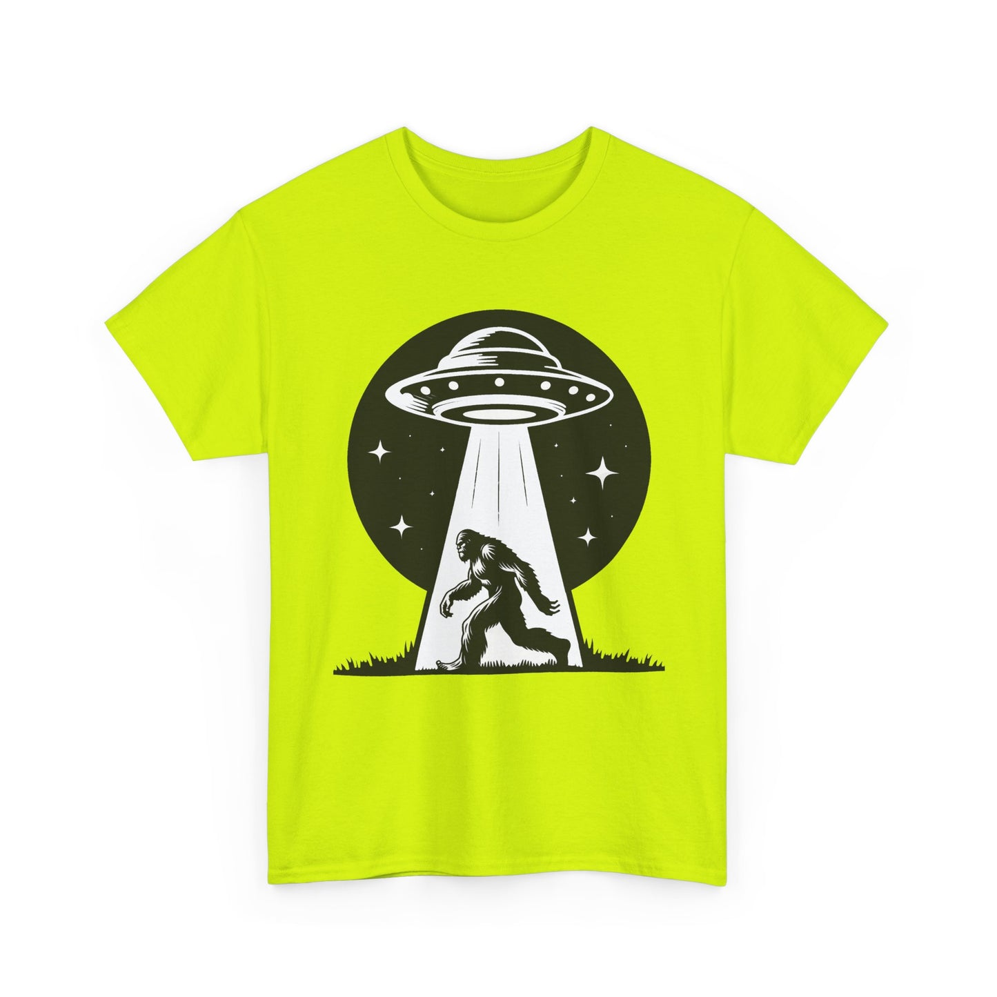 Bigfoot UFO Unisex Tee Graphic Design T-Shirt, GraphicTees, png, sublimation