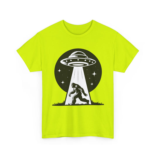 Bigfoot UFO Unisex Tee Graphic Design T-Shirt, GraphicTees, png, sublimation
