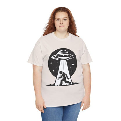 Bigfoot UFO Unisex Tee Graphic Design T-Shirt, GraphicTees, png, sublimation
