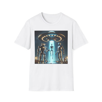 Retro Sci-Fi Unisex T-Shirt, Alien Design Shirt, Gift for Space Lovers, Cool Graphic Tee, Perfect for Sci-Fi Fans, Casual Wear