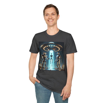 Retro Sci-Fi Unisex T-Shirt, Alien Design Shirt, Gift for Space Lovers, Cool Graphic Tee, Perfect for Sci-Fi Fans, Casual Wear