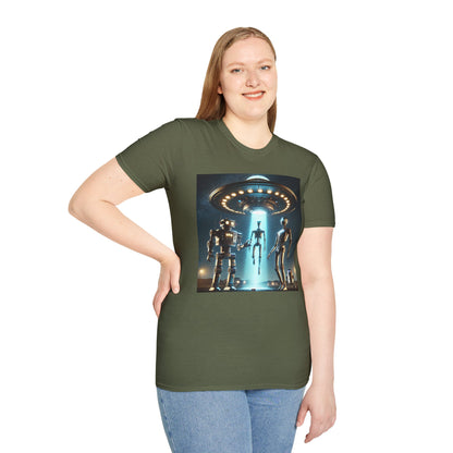 Retro Sci-Fi Unisex T-Shirt, Alien Design Shirt, Gift for Space Lovers, Cool Graphic Tee, Perfect for Sci-Fi Fans, Casual Wear