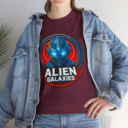 Alien Galaxies T-Shirt — Sci‑Fi Alien Emblem Tee, unisex, t-shirt, png, graphic design