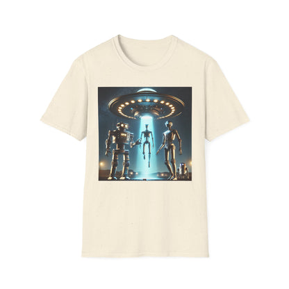 Retro Sci-Fi Unisex T-Shirt, Alien Design Shirt, Gift for Space Lovers, Cool Graphic Tee, Perfect for Sci-Fi Fans, Casual Wear