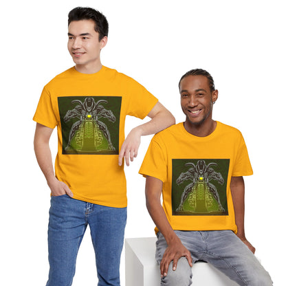 Alien Biker Neon Sci‑Fi Motorcycle T-Shirt