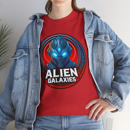 Alien Galaxies T-Shirt — Sci‑Fi Alien Emblem Tee, unisex, t-shirt, png, graphic design