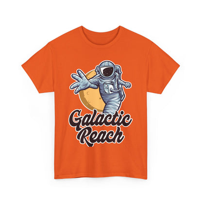 Galactic Reach, Astronaut, Unisex Heavy Cotton Tee, Express Delivery available, graphic design, png