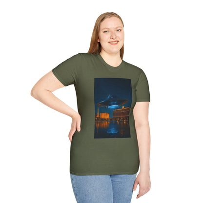 Mysterious UFO Over Vegas Unisex T-Shirt