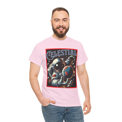 Celestial Astronaut Tee - Unisex Vintage Space Graphic T-Shirt, png, t-shirt, tshirts