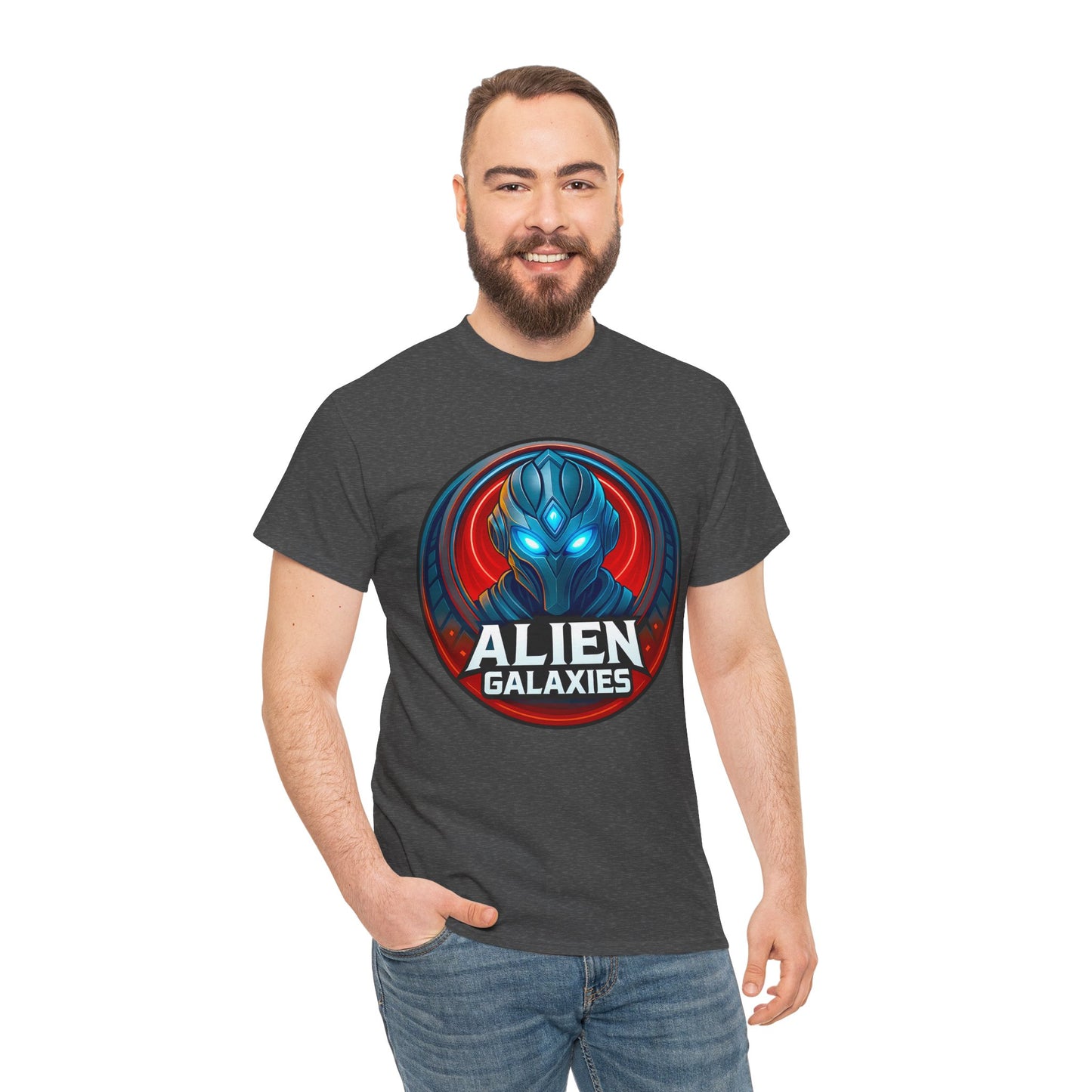 Alien Galaxies T-Shirt — Sci‑Fi Alien Emblem Tee, unisex, t-shirt, png, graphic design