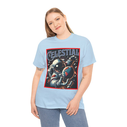 Celestial Astronaut Tee - Unisex Vintage Space Graphic T-Shirt, png, t-shirt, tshirts
