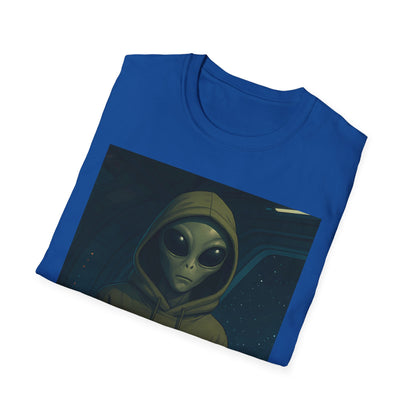 Humans Are Not Real, Alien Humor Unisex T-Shirt, Funny Graphic Tee, Space Lover Gift, Casual Wear, Gift for Nerds, Quirky Statement Shirt