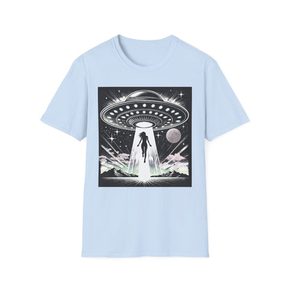 Cosmic Alien Abduction T-Shirt, Retro UFO Shirt, t-shirts, tshirts, Space Enthusiast Apparel, Graphic Tee, Gift for Sci-Fi Lovers, tees, png
