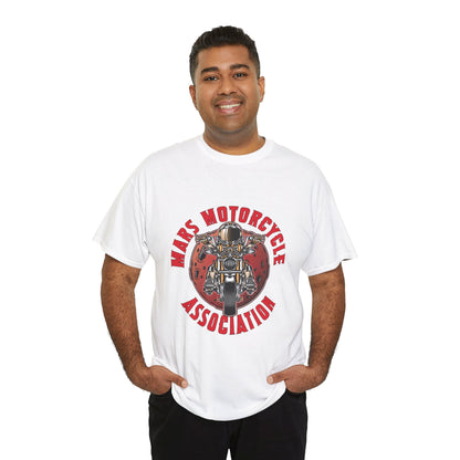 Mars Motorcycle Association Unisex Heavy Cotton Tee - Perfect Gift for Bikers