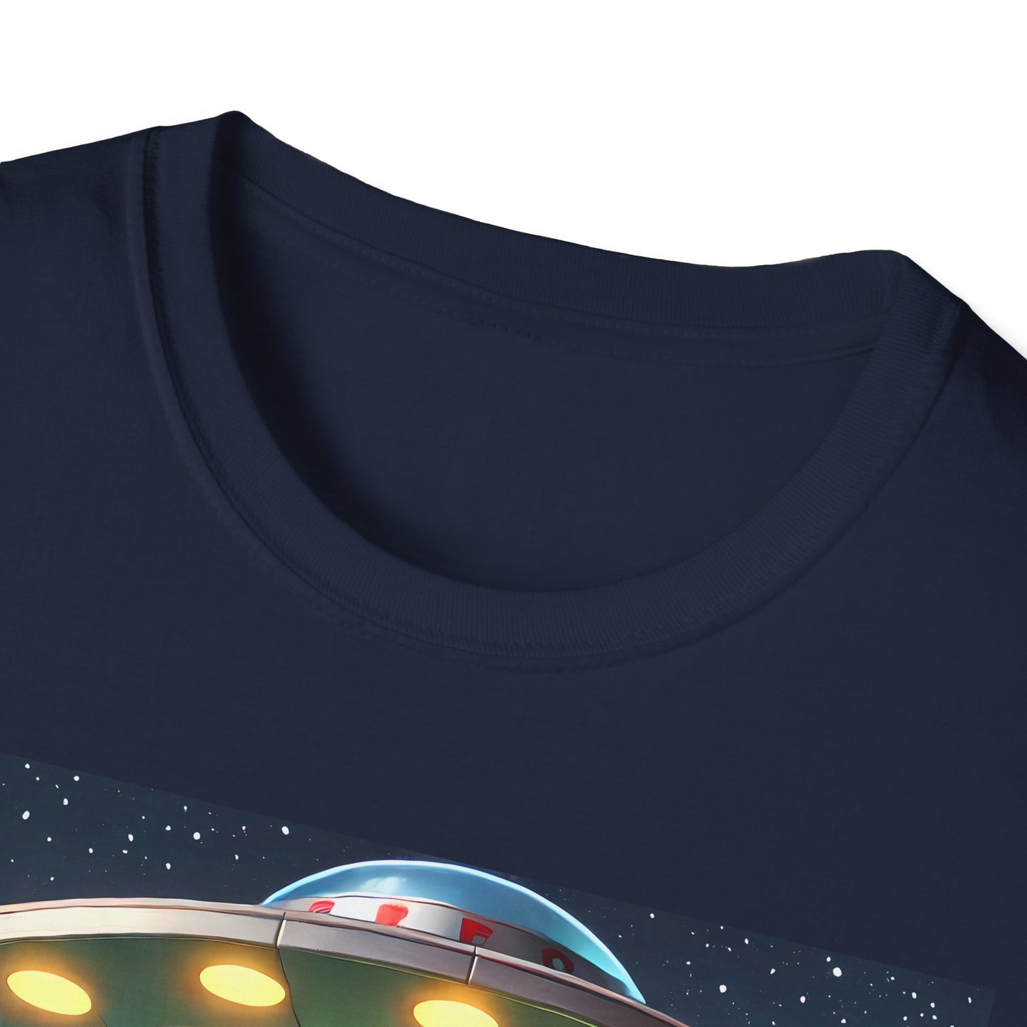 Cute Alien Dinosaur Unisex T-Shirt, Fun Graphic Tee, Kids & Adults, Space Theme, Playful Gift Idea, Birthday, Casual Wear