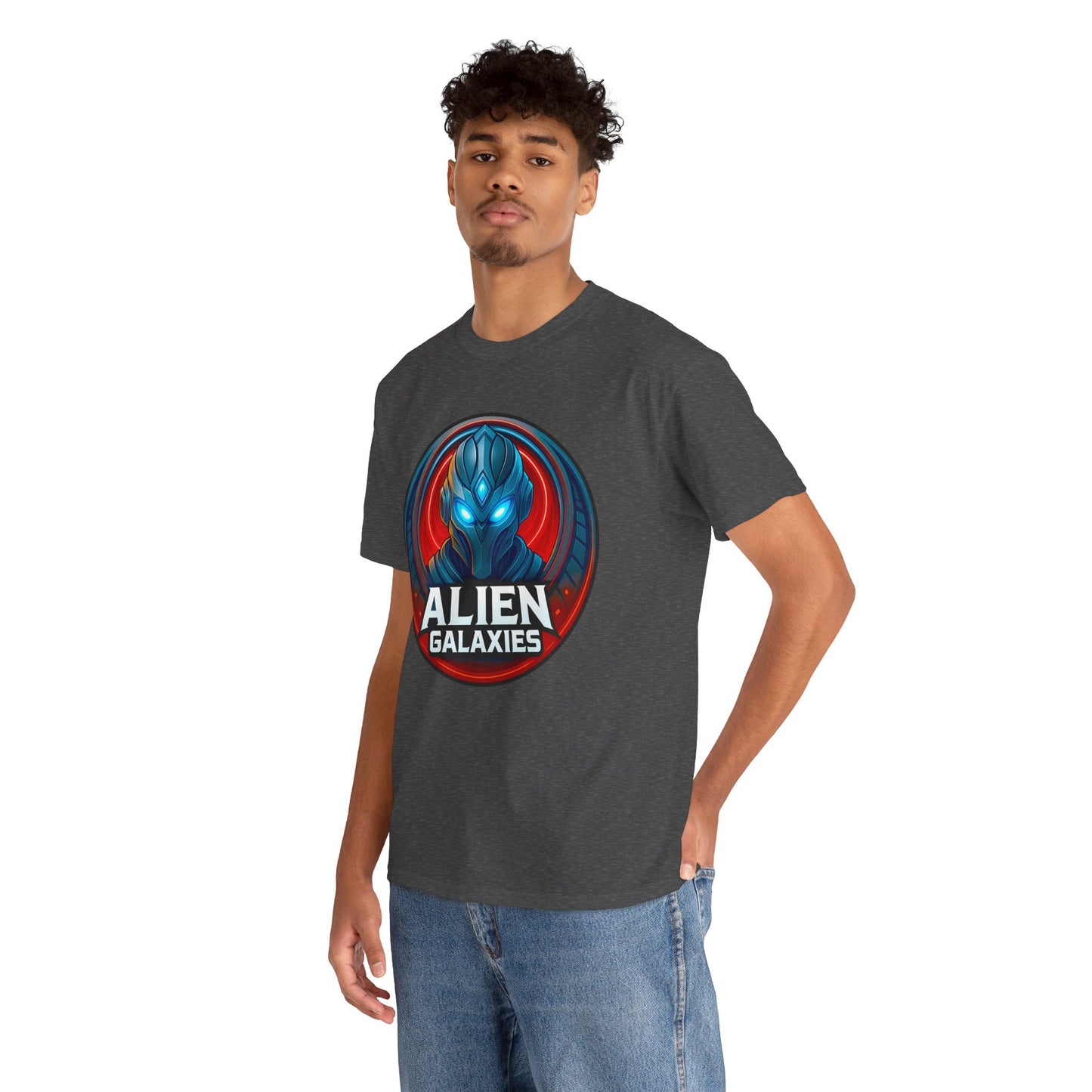 Alien Galaxies T-Shirt — Sci‑Fi Alien Emblem Tee