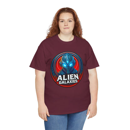 Alien Galaxies T-Shirt — Sci‑Fi Alien Emblem Tee, unisex, t-shirt, png, graphic design