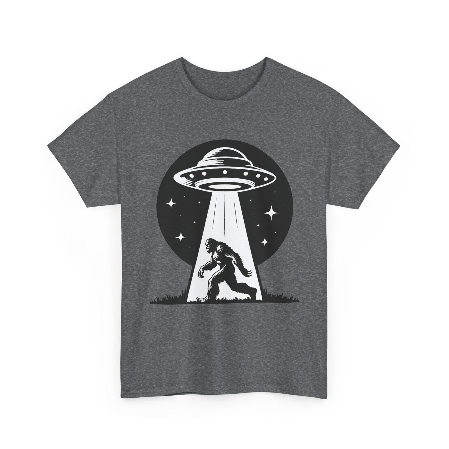 Bigfoot UFO Unisex Tee Graphic Design T-Shirt, GraphicTees, png, sublimation