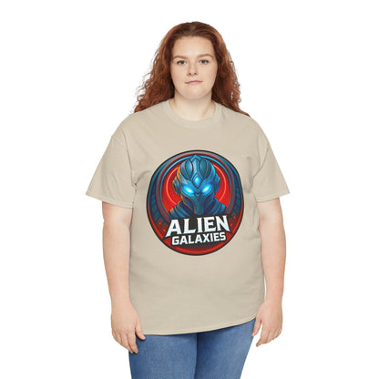 Alien Galaxies T-Shirt — Sci‑Fi Alien Emblem Tee, unisex, t-shirt, png, graphic design