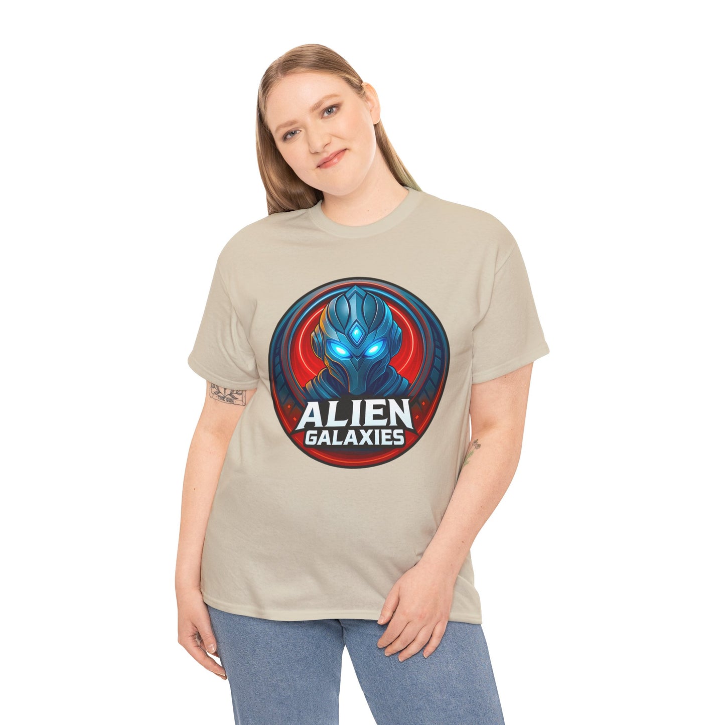 Alien Galaxies T-Shirt — Sci‑Fi Alien Emblem Tee
