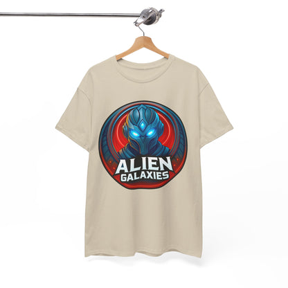Alien Galaxies T-Shirt — Sci‑Fi Alien Emblem Tee, unisex, t-shirt, png, graphic design