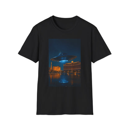 Mysterious UFO Over Vegas Unisex T-Shirt