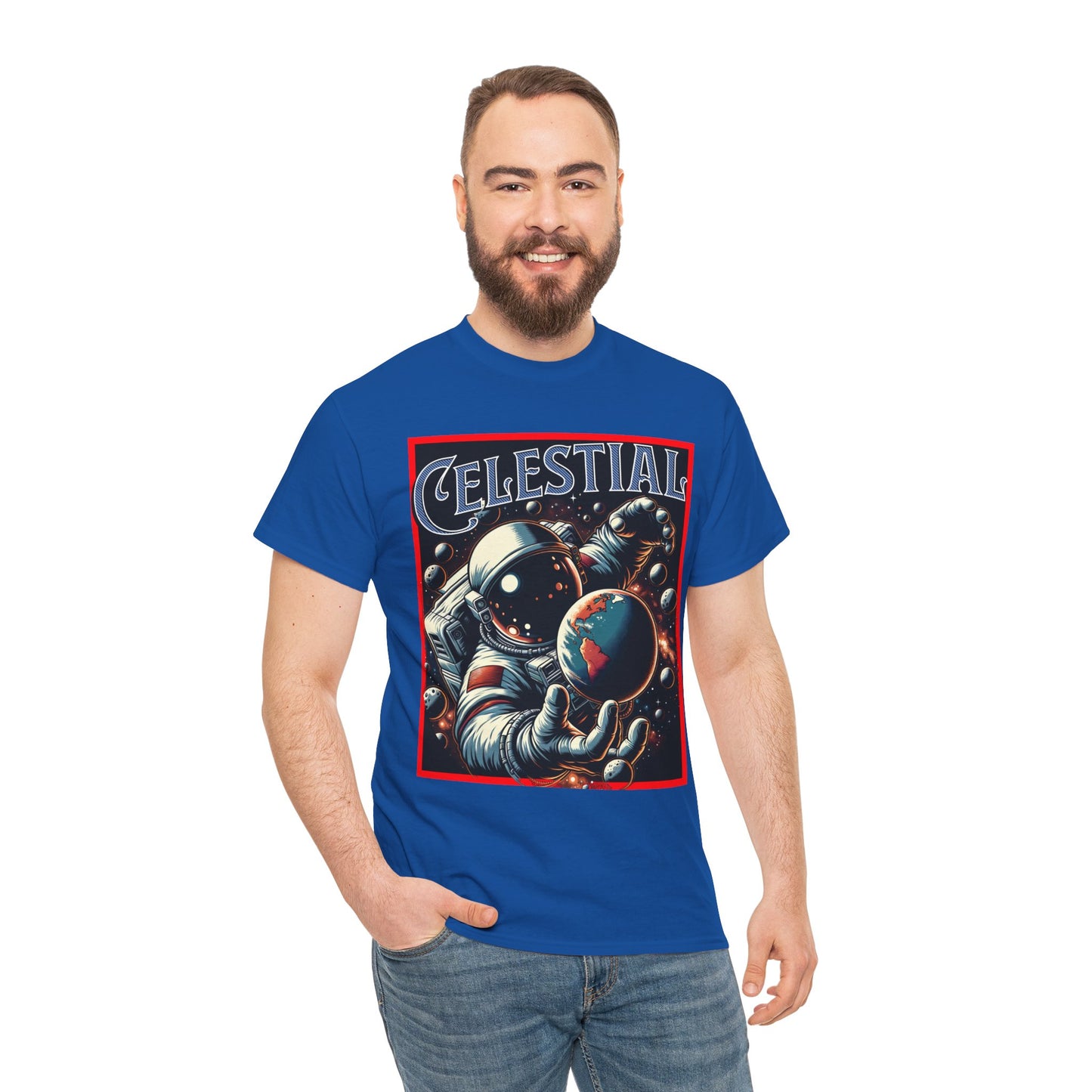 Celestial Astronaut Tee - Unisex Vintage Space Graphic T-Shirt, png, t-shirt, tshirts